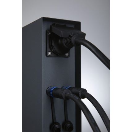Paulmann 94700 - Multipresa verticale da esterno RIO 2Z SCHUKO 230V IP44