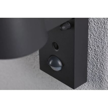 Paulmann 94714 - LED/6W IP44 Applique da esterno con sensore CAPERA 230V 2200/3000K