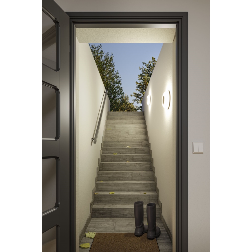 Paulmann 94955 - LED/20,5W IP65 Applique murale extérieure dimmable AUREVA 230V 2200/3000/4000K anthracite