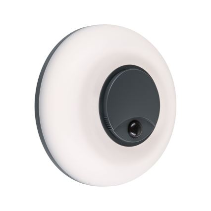Paulmann 94956 - LED/20,5W IP65 Applique murale d'extérieur dimmable avec détecteur de mouvement et détecteur crépusculaire AUREVA 230V 2200/3000/4000K anthracite