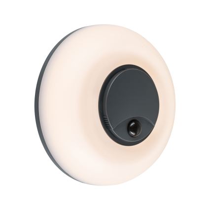 Paulmann 94956 - LED/20,5W IP65 Applique murale d'extérieur dimmable avec détecteur de mouvement et détecteur crépusculaire AUREVA 230V 2200/3000/4000K anthracite