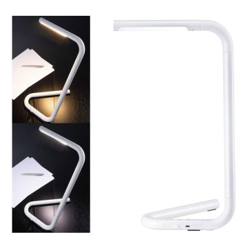 Paulmann 95423 - Lampada da tavolo LED/4,5W touch dimmerabile FLEXLINK 5V/USB 4400 mAh bianca