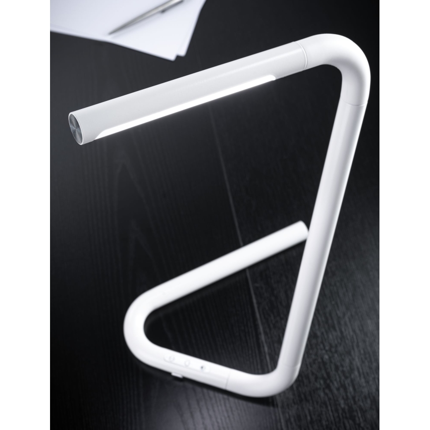 Paulmann 95423 - Lampe de table tactile à intensité variable LED/4,5W FLEXLINK 5V/USB 4400 mAh blanche