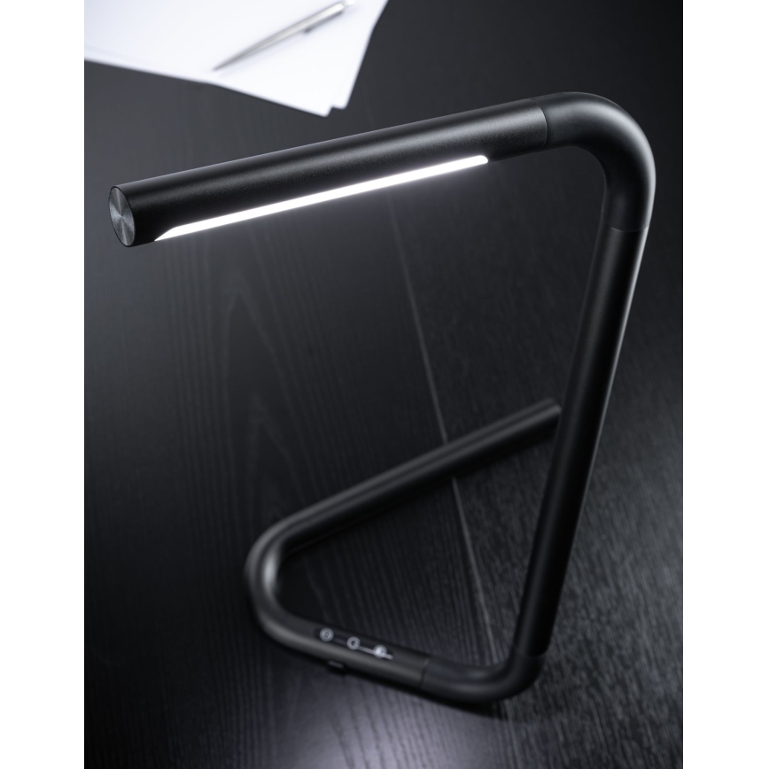 Paulmann 95424- LED/4,5W Lampada da tavolo touch dimmerabile FLEXLINK 5V/USB 4400 mAh nera