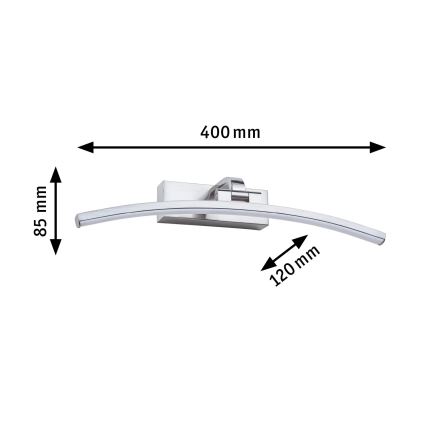 Paulmann 95557 - LED/8,5W Applique pour tableau BENTO 230V 40 cm chrome mat