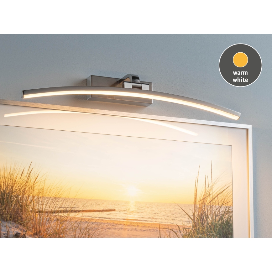 Paulmann 95558 - Lampe pour tableaux BENTO LED 10 W, 230 V, 50 cm, chrome mat