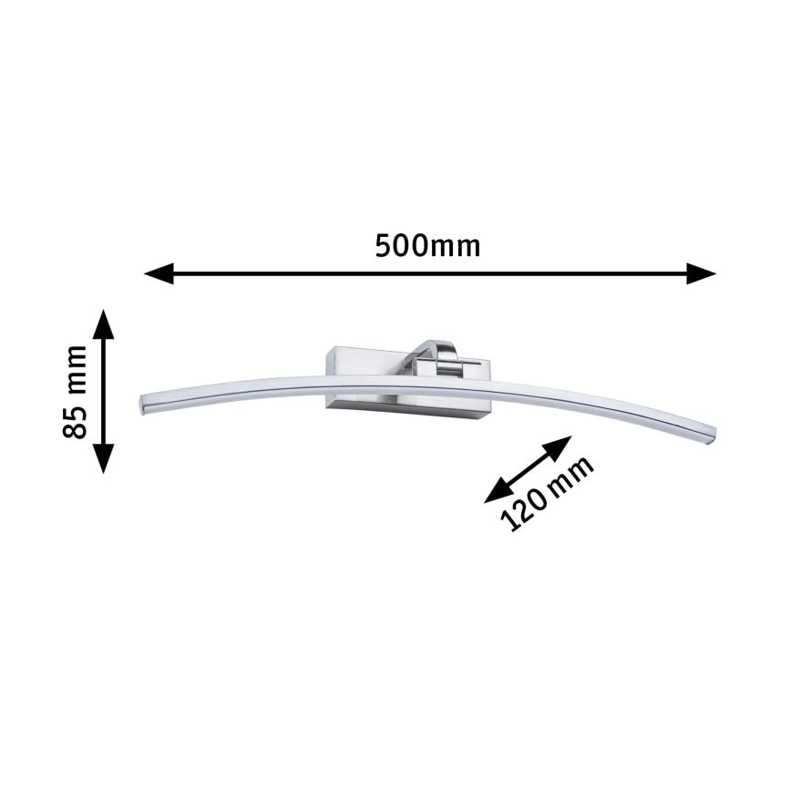 Paulmann 95558 - LED/10W Bildleuchte BENTO 230V 50 cm mattchrom