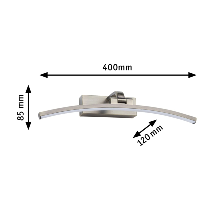 Paulmann 95560 - LED/8,5W Lampe pour tableau BENTO 230V 40 cm laiton