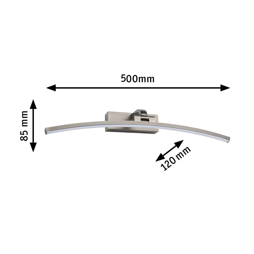 Paulmann 95561 - LED/10W Bilderleuchte BENTO 230V 50 cm Messing