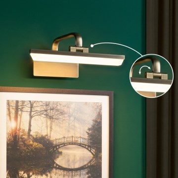 Paulmann 95568 - Lampada per quadri LED 6W RENAN 230V 30 cm ottone