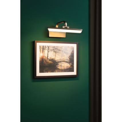 Paulmann 95568 - LED/6W Luminaire pour tableaux RENAN 230V 30 cm laiton