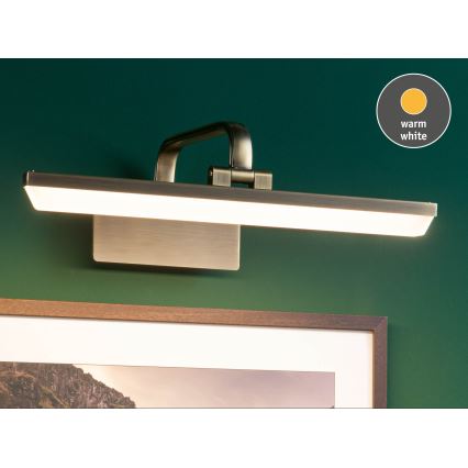 Paulmann 95569 - LED 9,5 W Lampe pour tableau RENAN 230 V 40 cm laiton