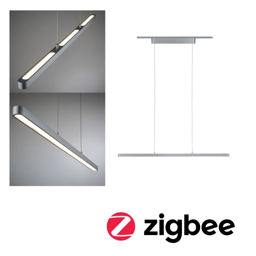 Paulmann 95578 - LED/40W Lampadario dimmerabile a sospensione con filo URAIL LENTO 230V 2700-6500K