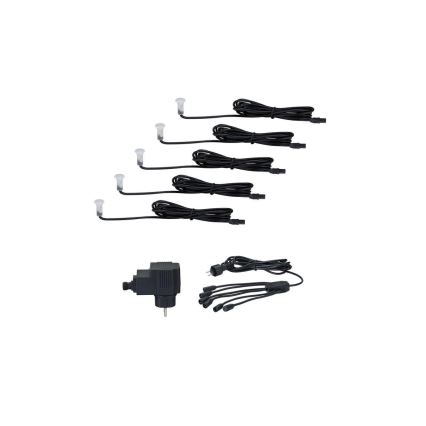 Paulmann 98891 - SET 5X LED/0,16W IP67 Luminaire encastré d'extérieur MICRO 230V