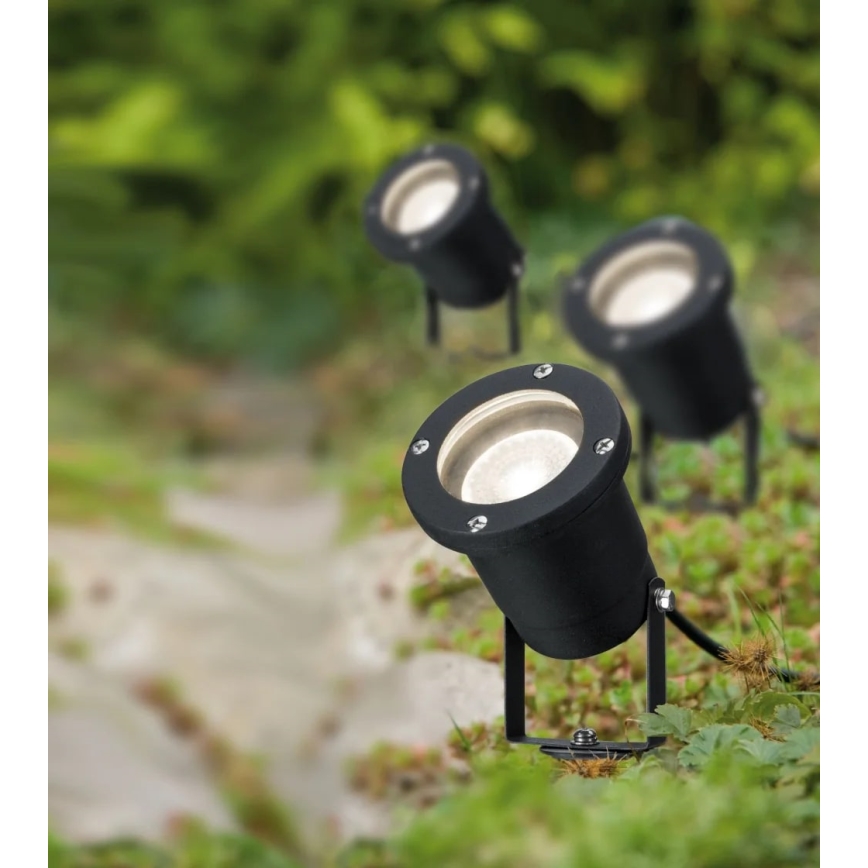 Paulmann 98897 - LOT 3xLED GU10/3,5W IP65 Lampadaire d'extérieur 230V
