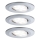 Paulmann 99933 - SET 3x LED/5,2W IP65 Dimmbare Einbauleuchte für Badezimmer 230V