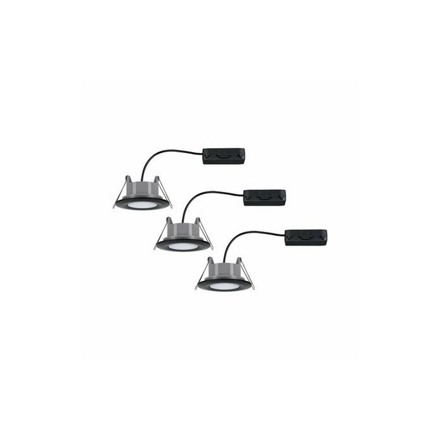 Paulmann 99991 - LOT 3xLED/6W IP65 Spot encastrable salle de bain CALLA 230V