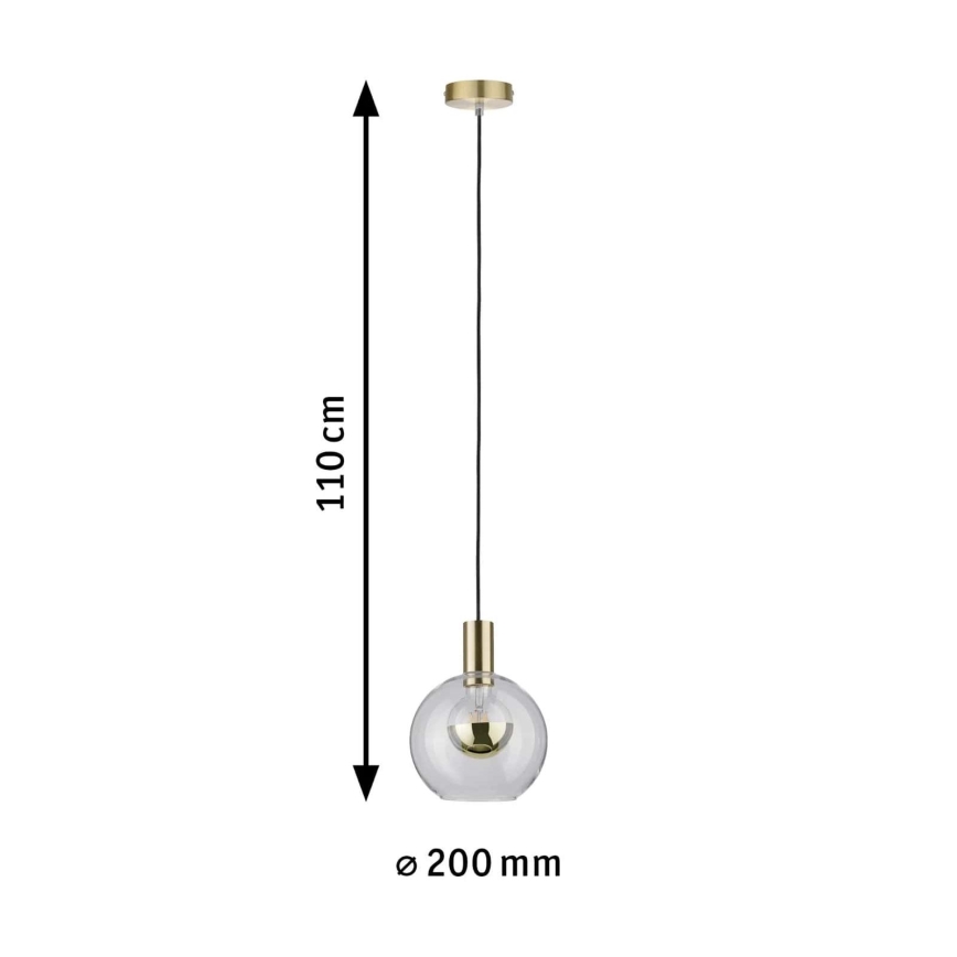 Paulmann - Lampadario a filo ESBEN 1xE27/20W/230V
