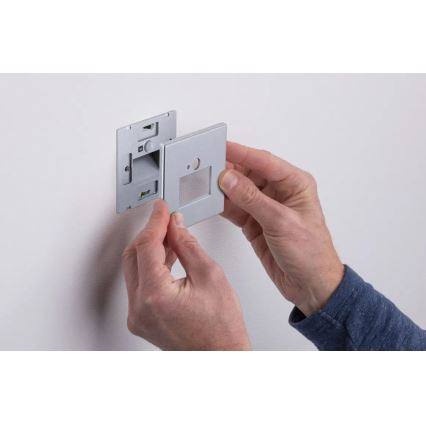 Paulmann  93134 - LED/1,2W Illuminazione scale con sensore EDGE 230V cromo opaco