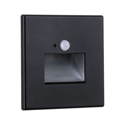 Paulmann  93135 - LED/1,2W Treppenleuchte mit Sensor EDGE 230V schwarz