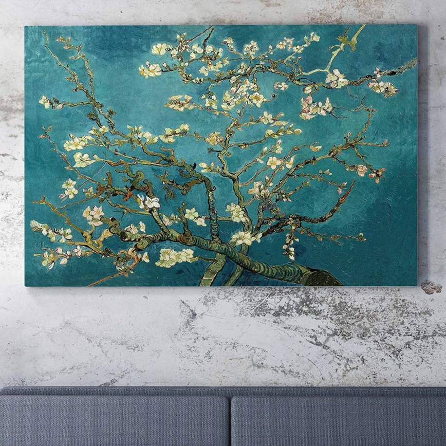 Peinture murale sur toile 70x100 cm arbre