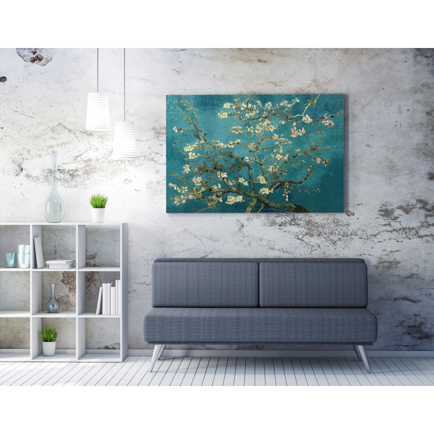 Peinture murale sur toile 70x100 cm arbre