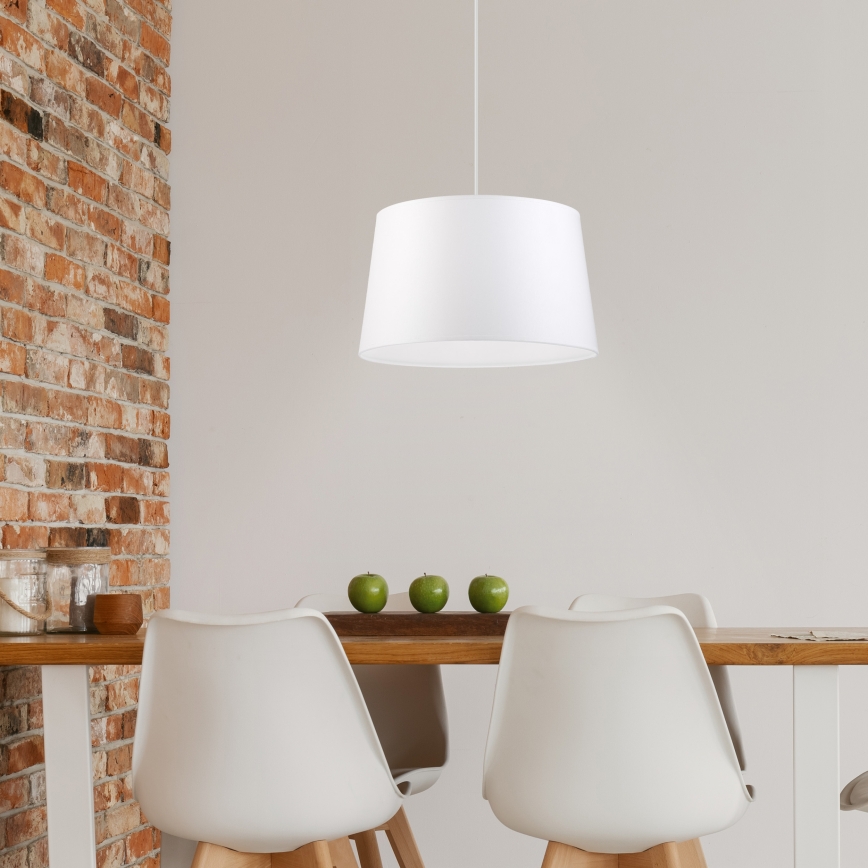 Pendelleuchte AIDA, 1x E27/60W/230V, Ø 35 cm, Eiche/Weiß