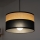 Pendelleuchte ALBA an Kabel, 1×E27, 15 W, 230 V, Ø 25 cm, schwarz/braun