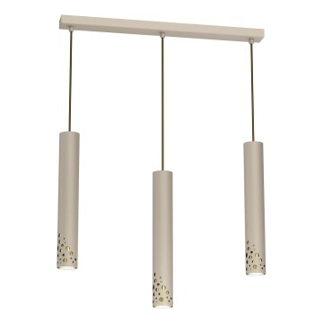 Pendelleuchte ALTRO mit Kabel, 3xGU10/8W/230V, beige