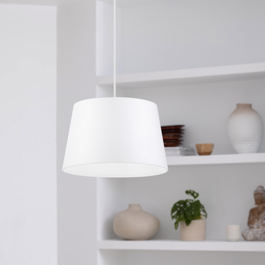 Pendelleuchte an Kabel AIDA 1xE27/60W/230V Ø 25 cm Eiche/Weiß