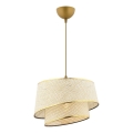 Pendelleuchte an Kabel BARETTE 1xE27/60W/230V creme/gold
