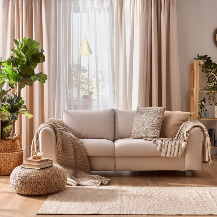 Pendelleuchte an Kabel CAPITAL 1xGX53/15W/230V, Ø 17 cm, cremefarben