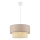 Pendelleuchte an Kabel ECHO 1xE27/60W/230V beige/creme