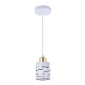 Pendelleuchte an Kabel ELEN 1xE27/35W/230V weiß/gold