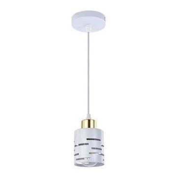 Pendelleuchte an Kabel ELEN 1xE27/35W/230V weiß/gold