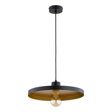 Pendelleuchte an Kabel ETERI 1xE27/15W/230V schwarz/gold