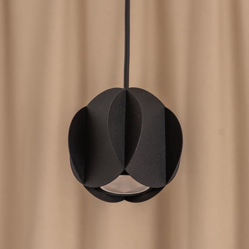 Pendelleuchte an Kabel GAMBIT 1xGU10/10W/230V schwarz