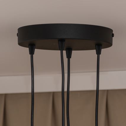 Pendelleuchte an Kabel GAMBIT 4xGU10/10W/230V schwarz