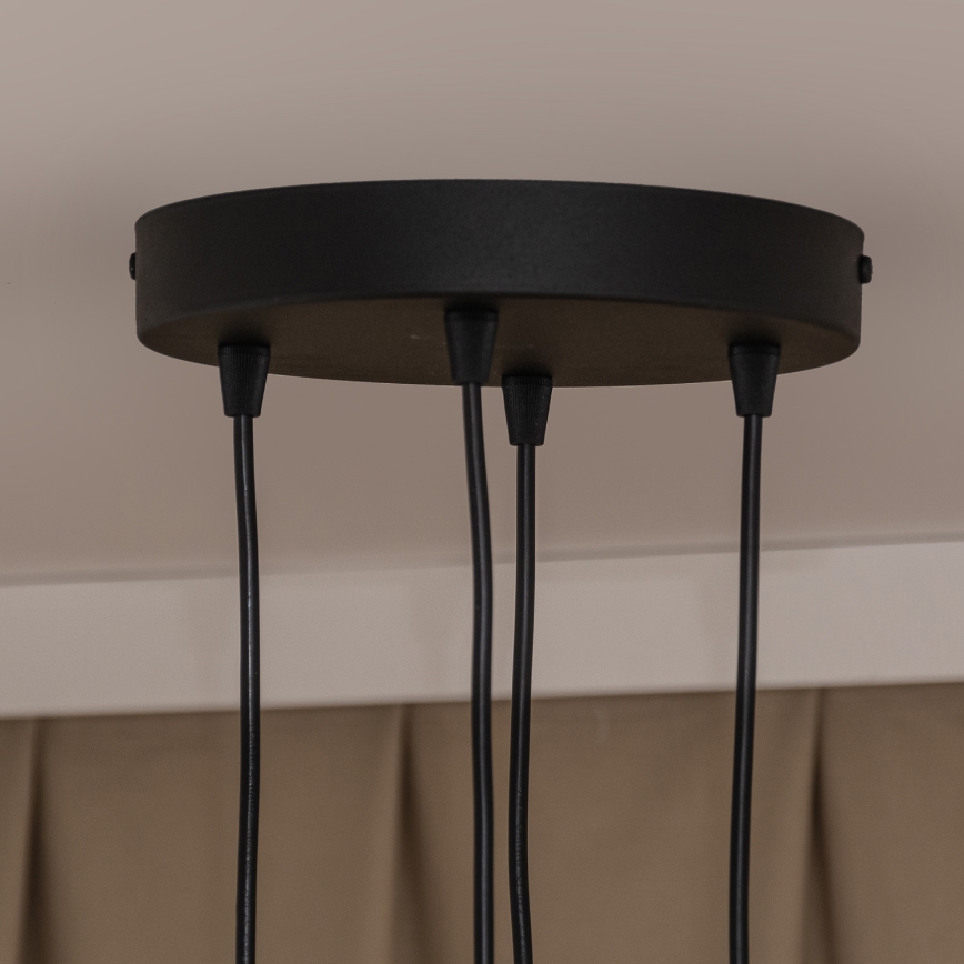 Pendelleuchte an Kabel GAMBIT 4xGU10/10W/230V schwarz