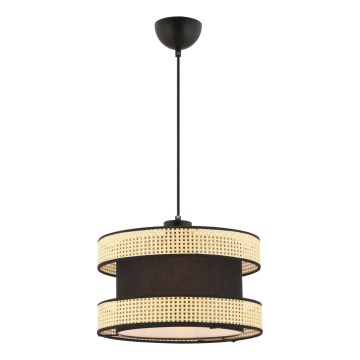 Pendelleuchte an Kabel HALO 1xE27/60W/230V schwarz/beige