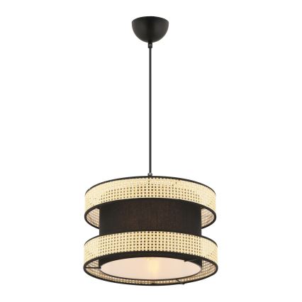Pendelleuchte an Kabel HALO 1xE27/60W/230V schwarz/beige
