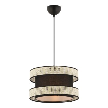 Pendelleuchte an Kabel HALO 1xE27/60W/230V schwarz/creme