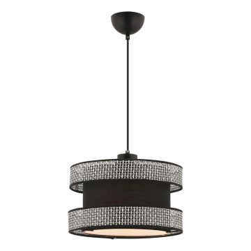 Pendelleuchte an Kabel HALO 1xE27/60W/230V schwarz/grau