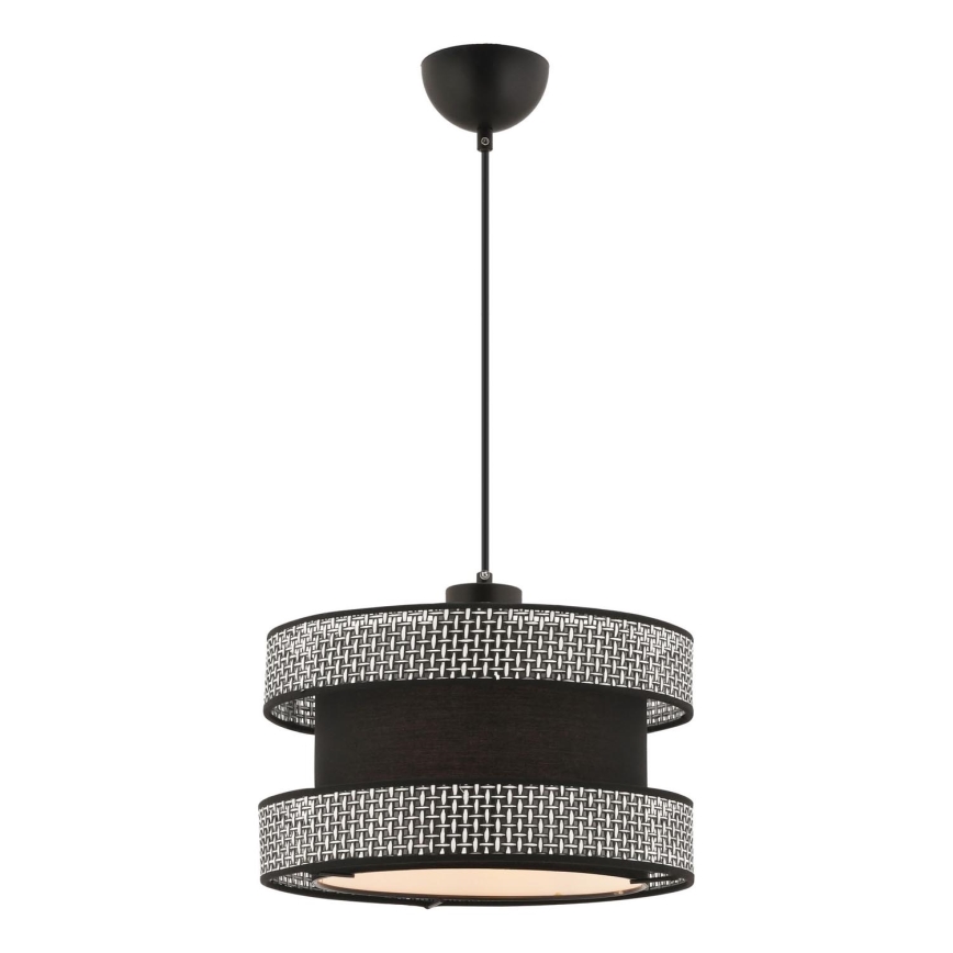 Pendelleuchte an Kabel HALO 1xE27/60W/230V schwarz/grau
