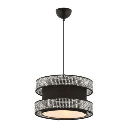 Pendelleuchte an Kabel HALO 1xE27/60W/230V schwarz/grau