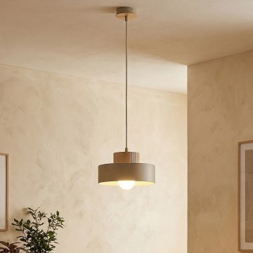 Pendelleuchte an Kabel KIVI 1xE27/15W/230V beige