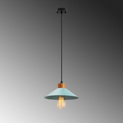 Pendelleuchte an Kabel MANAVGAT 1xE27/40W/230V blau/braun