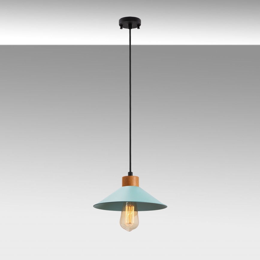 Pendelleuchte an Kabel MANAVGAT 1xE27/40W/230V blau/braun