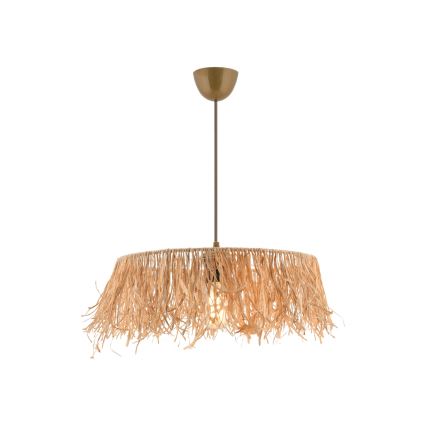 Pendelleuchte an Kabel MARISKA 1xE27/40W/230V Raffia