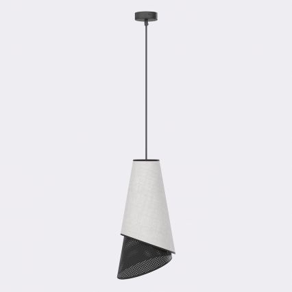 Pendelleuchte an Kabel MODA 1xE27/15W/230V grau/schwarz
